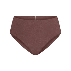 EVERYDAY COTTON BRIEF | COCOA HEATHER