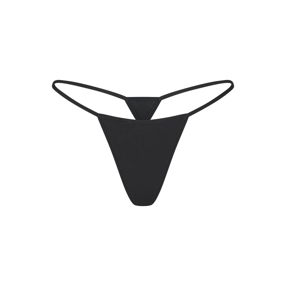 EVERYDAY COTTON STRING THONG | ONYX
