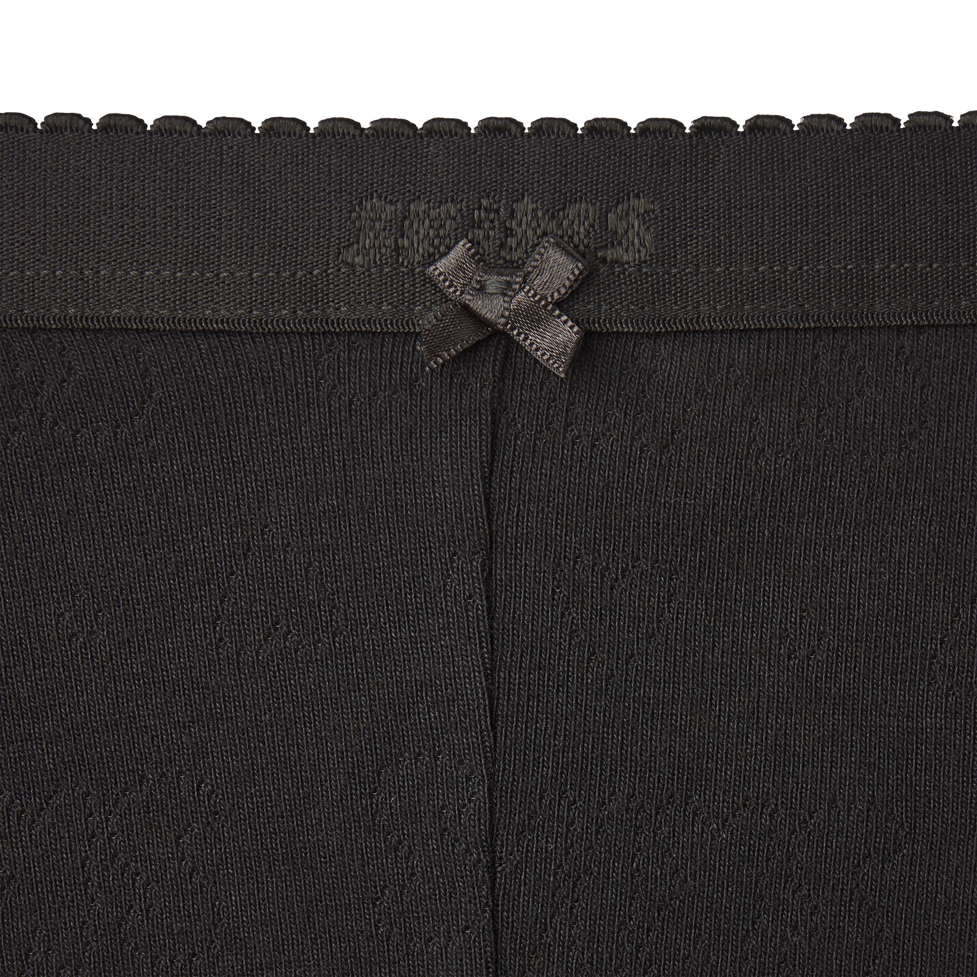 LOGO POINTELLE STRAIGHT LEG PANT | SOOT