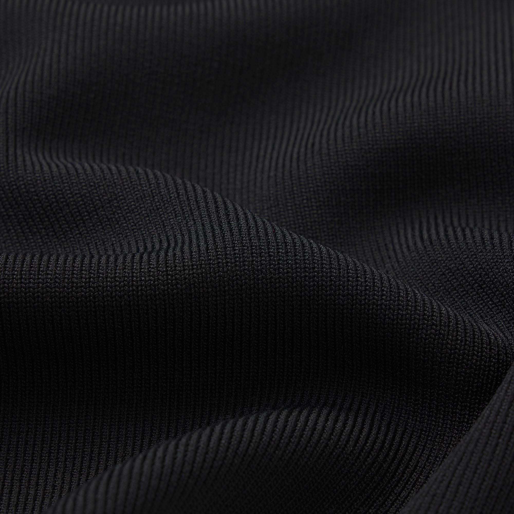 REFINED KNIT HIGH-WAISTED SHORT | OBSIDIAN