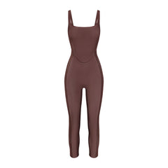 POWER MESH SHAPEWEAR CATSUIT | COCOA