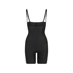 SKIMS BODY CORE SCULPT OPEN BUST MID THIGH BODYSUIT | ONYX