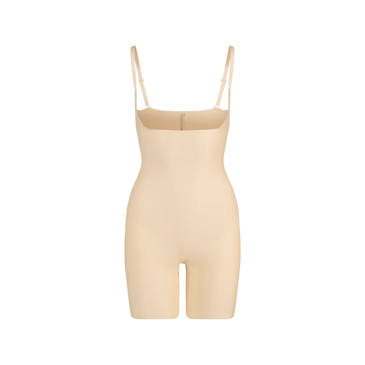 SKIMS BODY CORE SCULPT OPEN BUST MID THIGH BODYSUIT | SAND