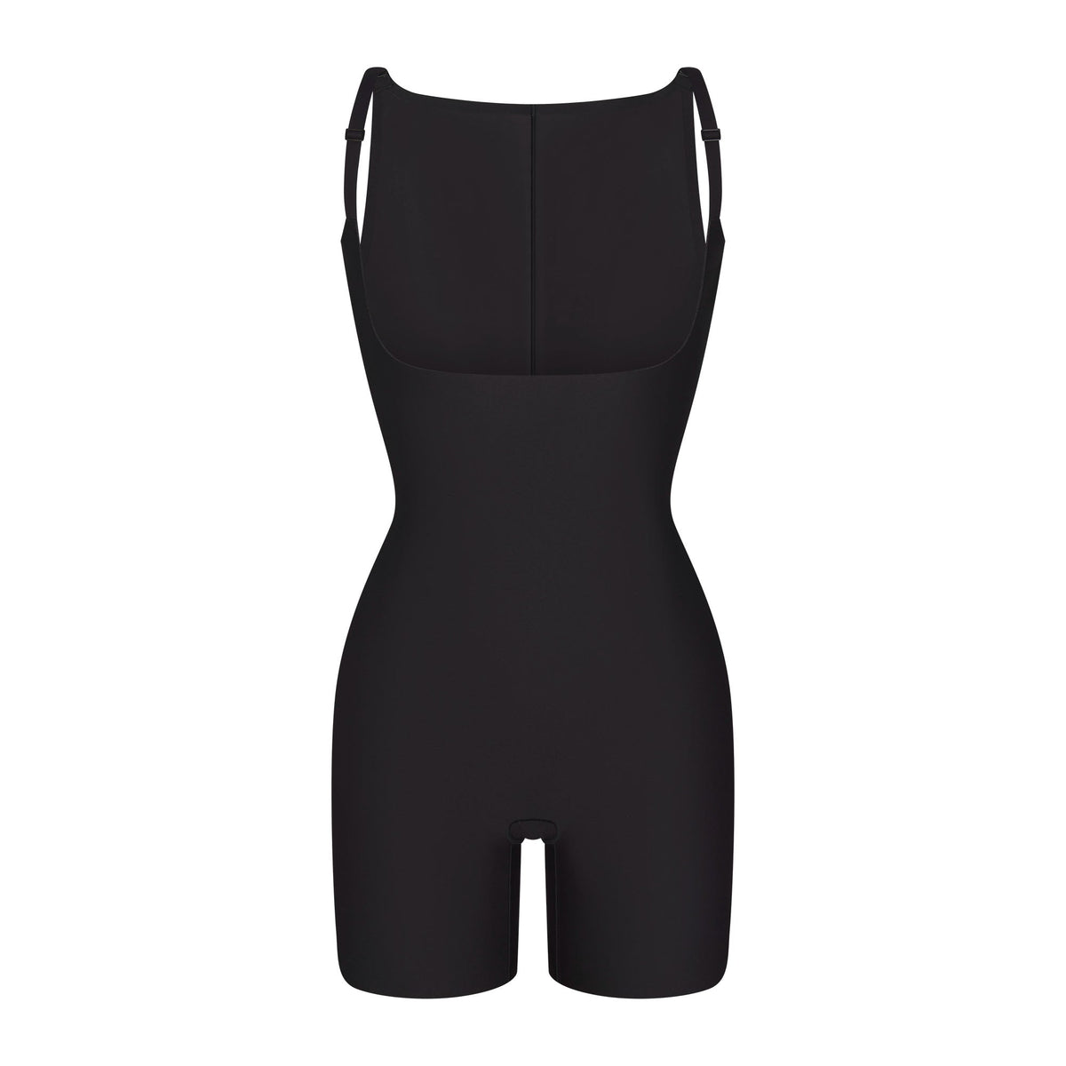 SKIMS BODY CORE SCULPT BACK SMOOTHING OPEN BUST MID THIGH BODYSUIT | ONYX