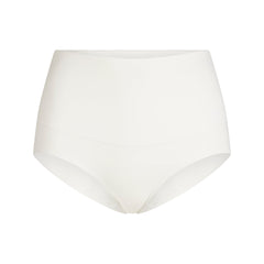 COTTON SHAPEWEAR HIGH-WAISTED BRIEF | MARBLE