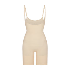 SEAMLESS SCULPT BUTT LIFTING OPEN BUST BODYSUIT | SAND
