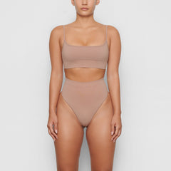 SEAMLESS SCULPT MID WAIST THONG | SIENNA