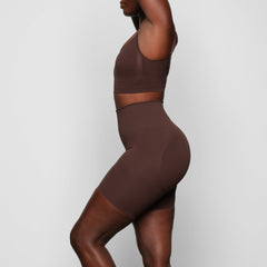 SEAMLESS SCULPT BUTT LIFTING SHORT | COCOA