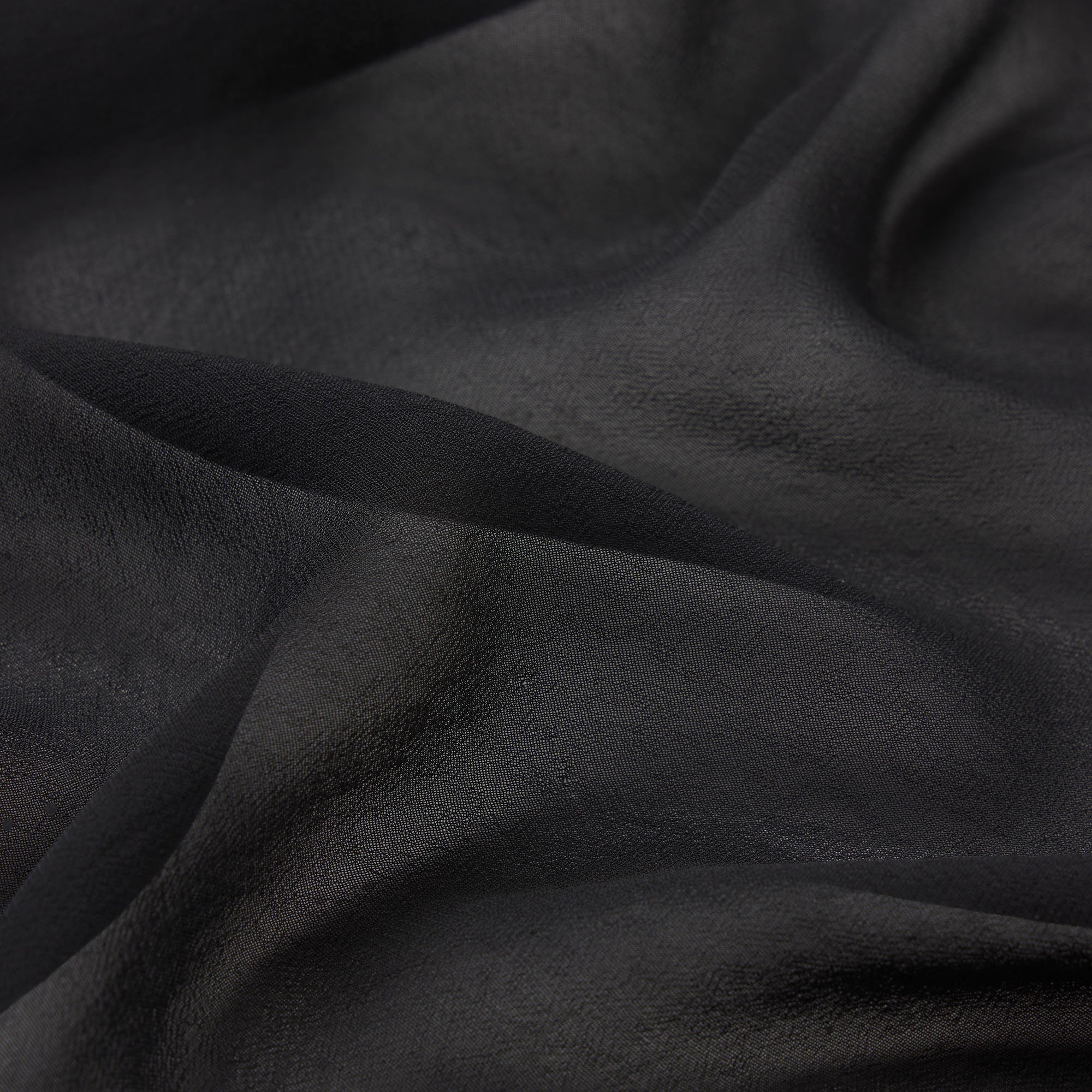 SWIM COVER-UPS SHEER LONG KAFTAN | OBSIDIAN