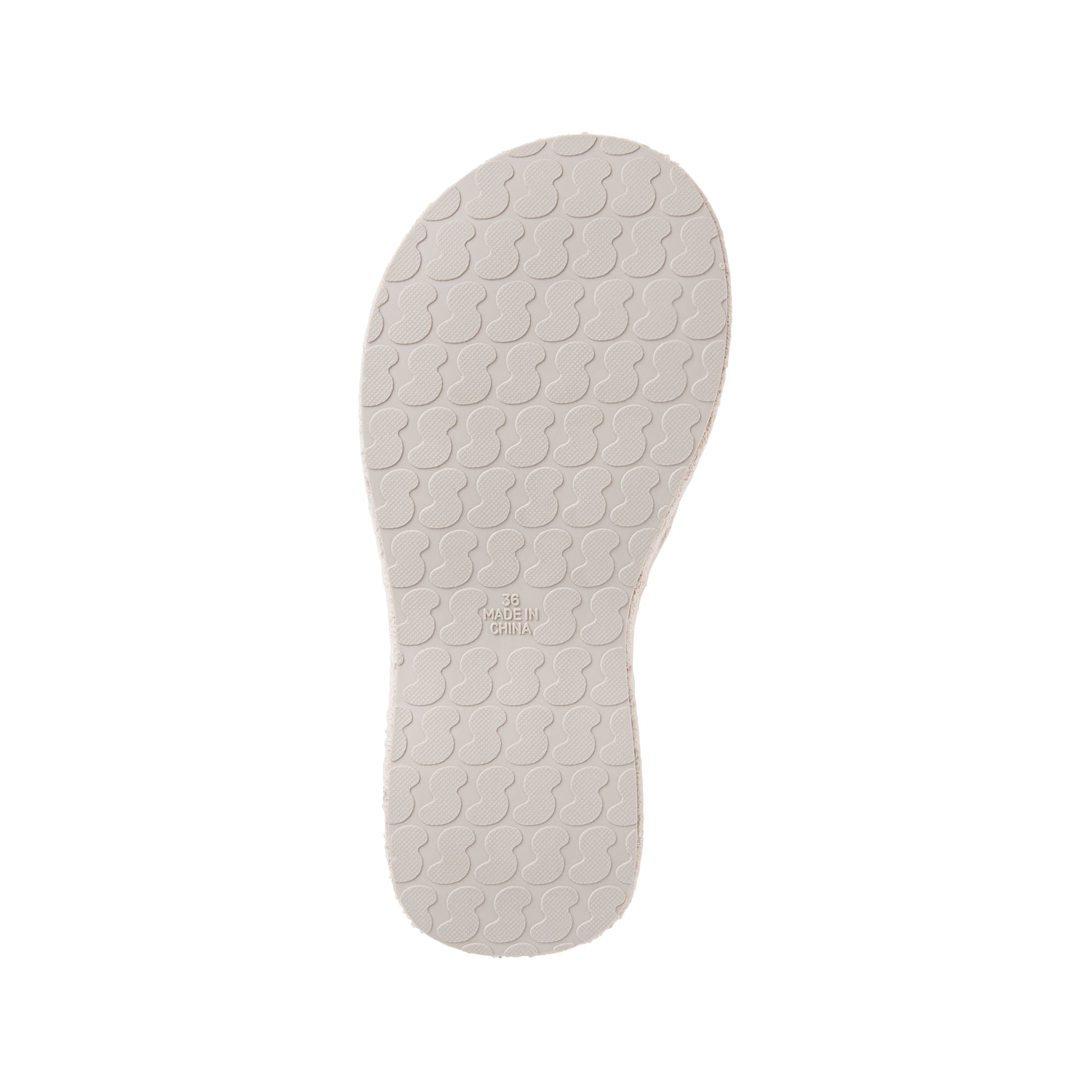 TERRY PLATFORM SANDAL | STONE