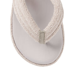 TERRY PLATFORM SANDAL | STONE