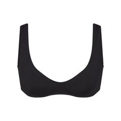 SIGNATURE SWIM PLUNGE BIKINI TOP | ONYX