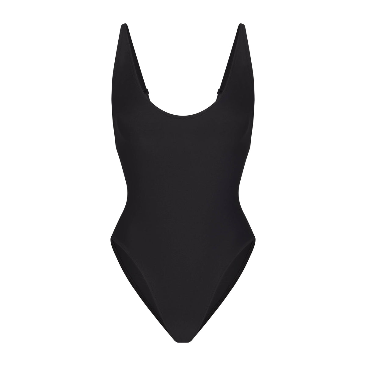 SIGNATURE SWIM SCOOP NECK ONE PIECE | ONYX