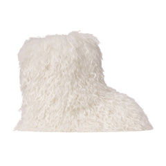 FAUX FUR SHAGGY BOOT | MARBLE
