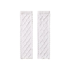 COZY LIGHT CABLE KNIT LEG WARMERS | IVORY