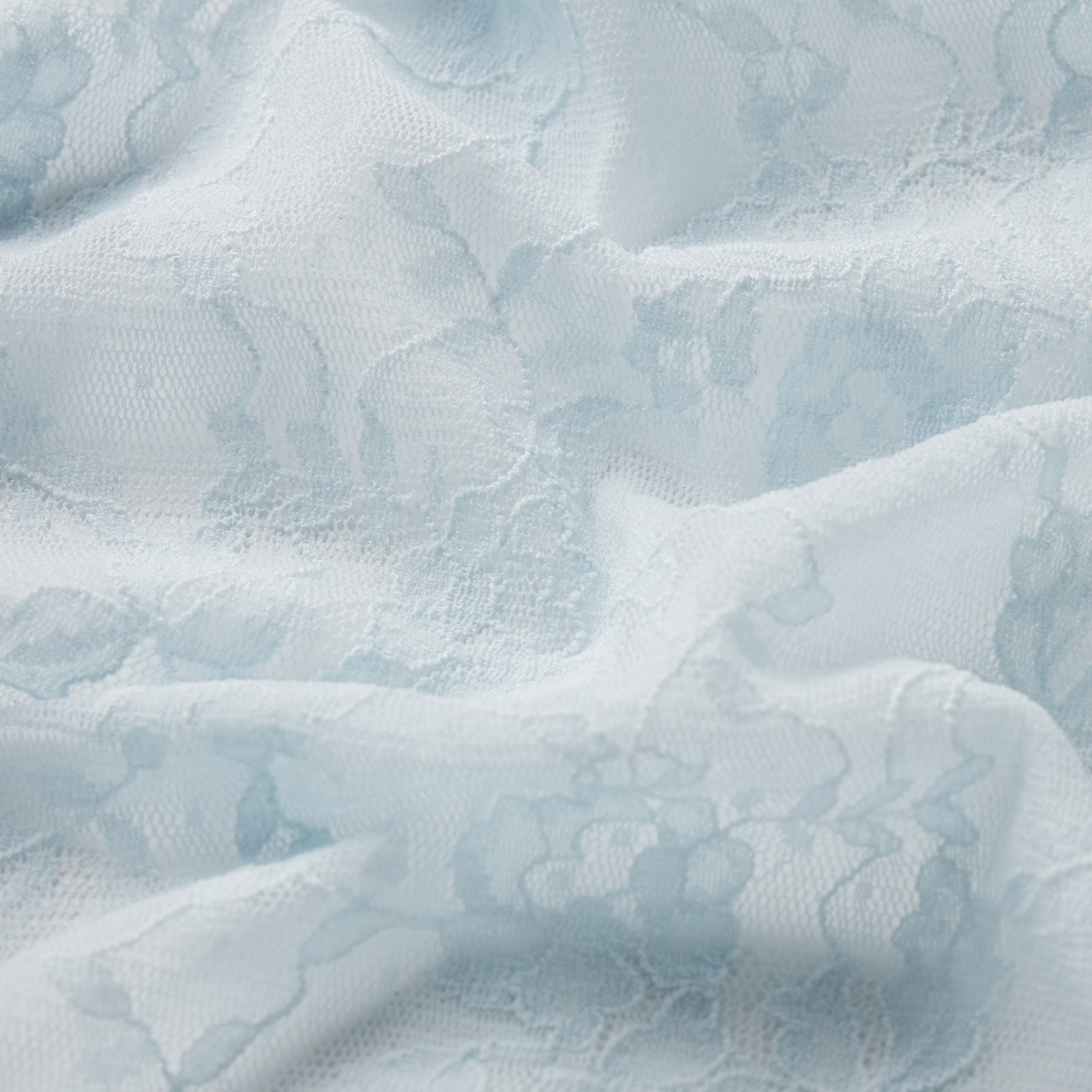 STRETCH LACE CAPRI | POWDER BLUE