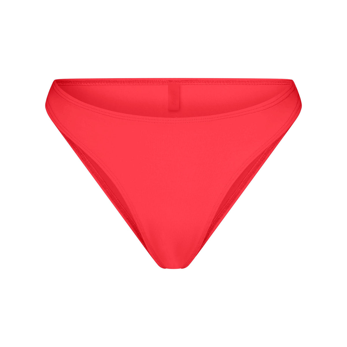 ICONIC SWIM HIGH LEG BIKINI BOTTOM | CARMINE