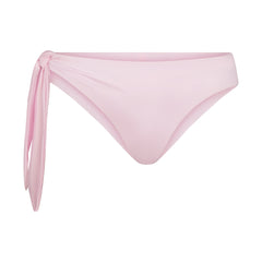 SATIN SWIM TIE SIDE BIKINI BOTTOM | CHERRY BLOSSOM