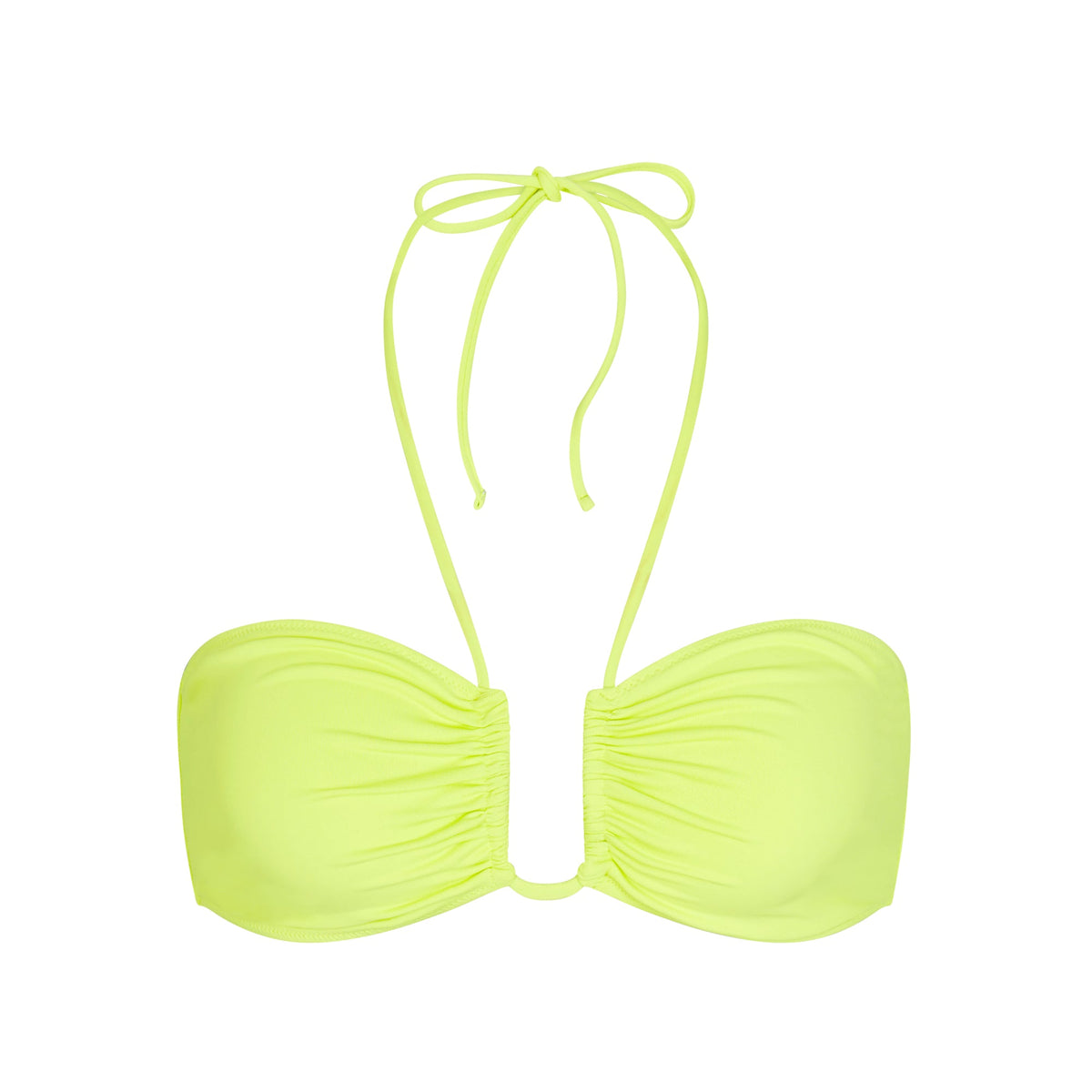 SIGNATURE SWIM HALTER BIKINI TOP | SPHENE
