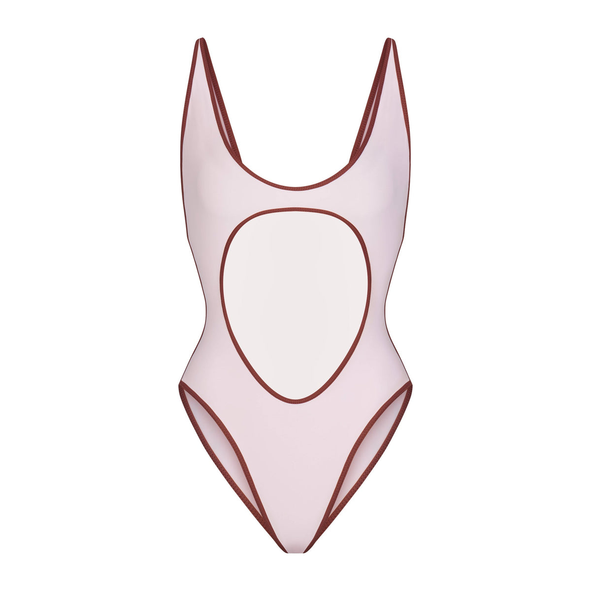 SIGNATURE SWIM CUT OUT ONE PIECE | CHERRY BLOSSOM CONTRAST