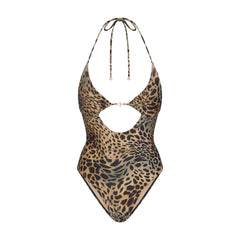 ICONIC SWIM HARDWARE ONE PIECE | CHEETAH SKIN PRINT