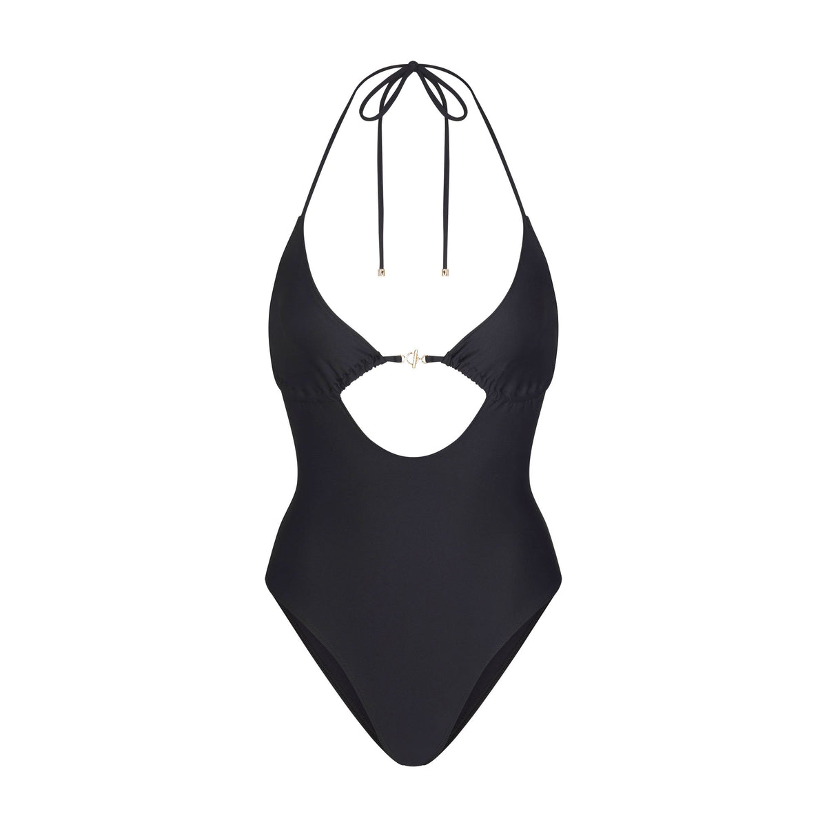 ICONIC SWIM HARDWARE ONE PIECE | OBSIDIAN