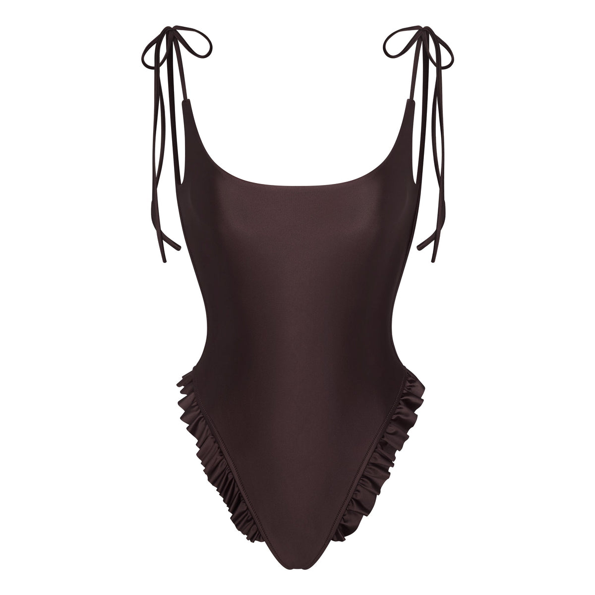 SATIN SWIM LOW BACK ONE PIECE | PHOENIX