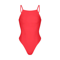 ICONIC SWIM HIGH NECK ONE PIECE | CARMINE