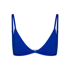 ICONIC SWIM TRIANGLE BIKINI TOP | COBALT