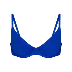 ICONIC SWIM UNDERWIRE BIKINI TOP | COBALT