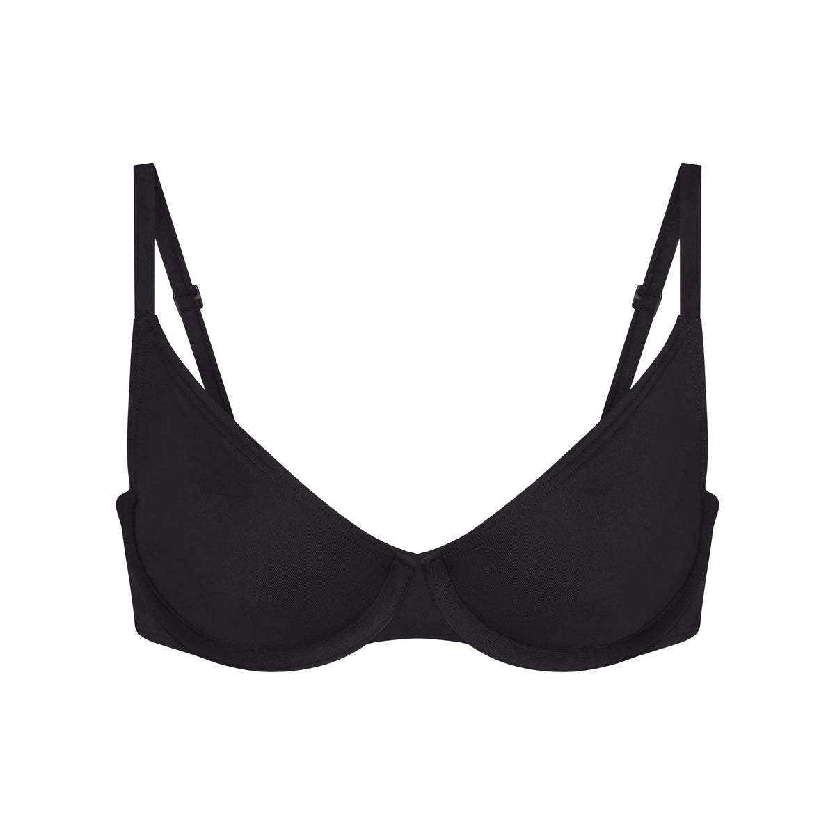 ICONIC SWIM UNDERWIRE BIKINI TOP | OBSIDIAN