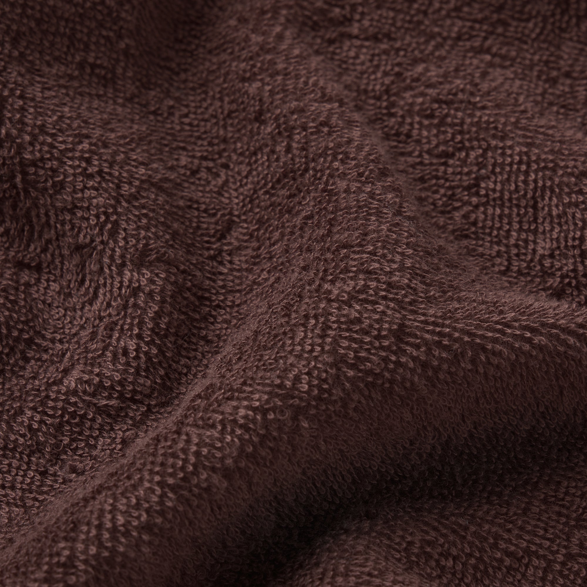 TERRY COVER-UPS WRAP SKIRT | DARK SEPIA