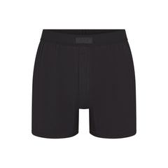 SKIMS COTTON MENS KNIT BOXER | ONYX