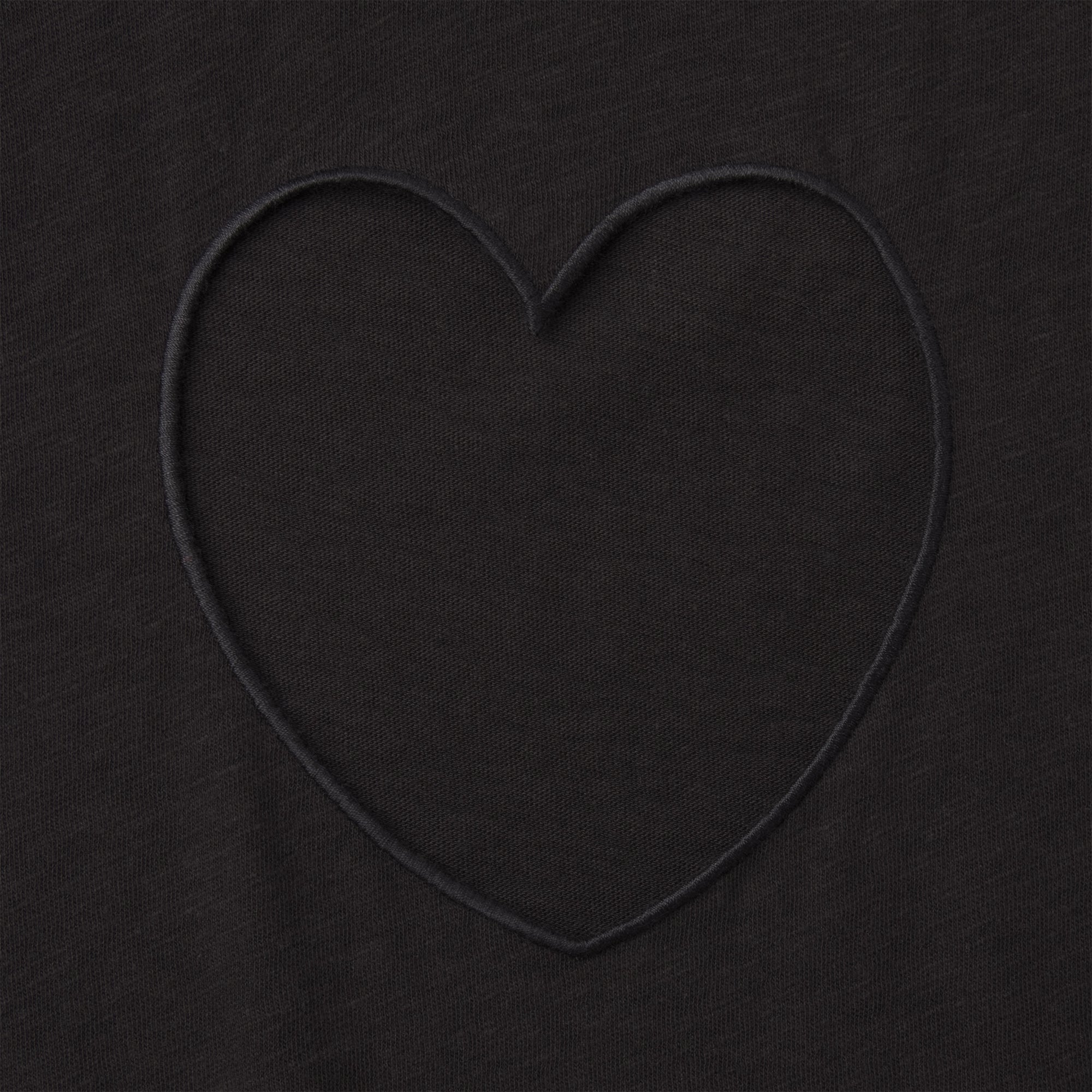 WORN IN JERSEY HEART STRAIGHT LEG PANT | WASHED ONYX