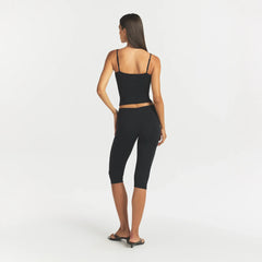 SMOOTH LAYERS SCOOP NECK CAMI | OBSIDIAN