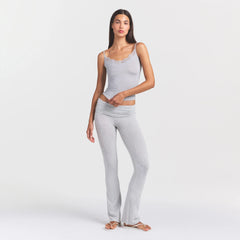 SHEER MODAL LACE CAMI | HEATHER GREY