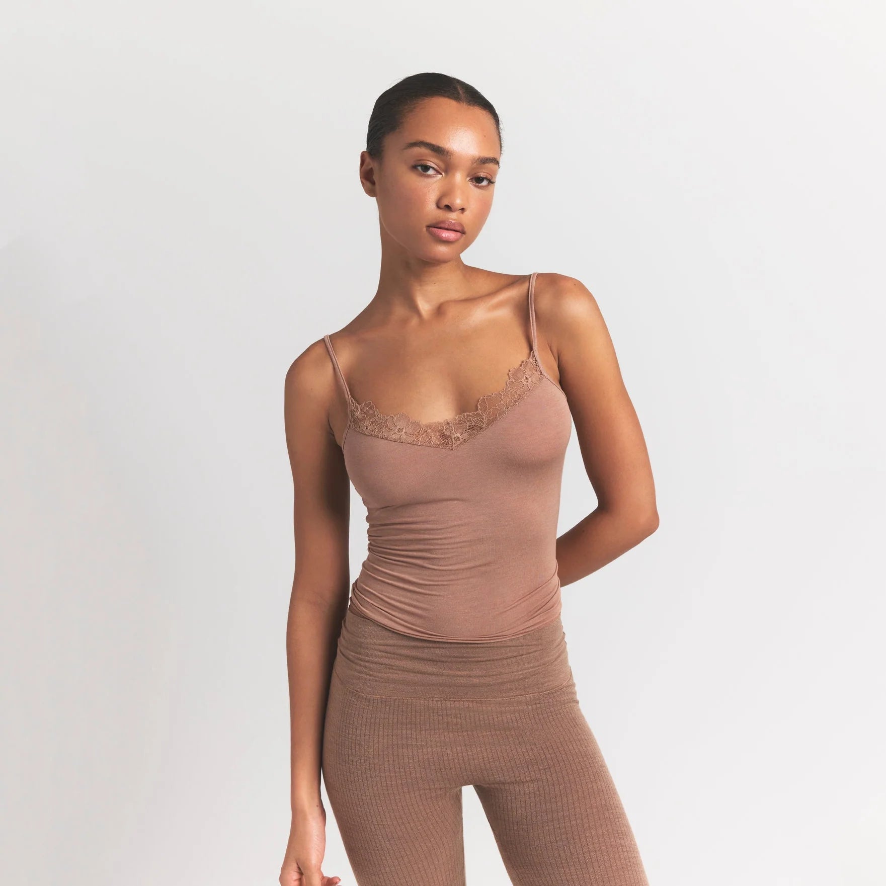 SHEER MODAL LACE CAMI | SIENNA
