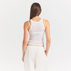 SHEER RIB TANK | SNOW