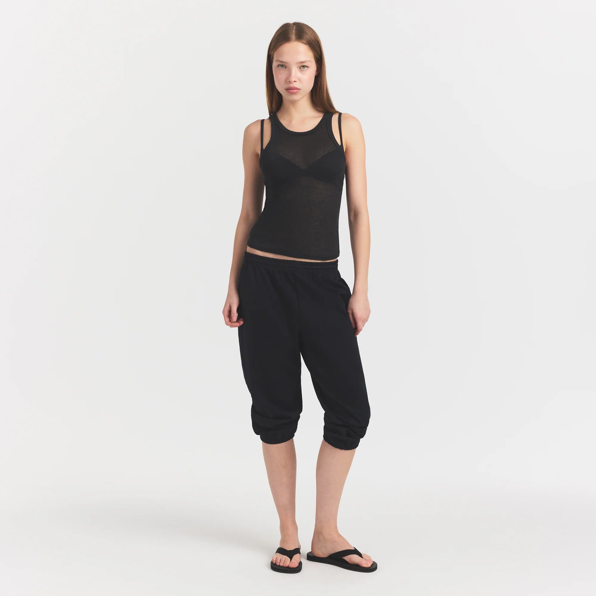 SHEER RIB TANK | SOOT