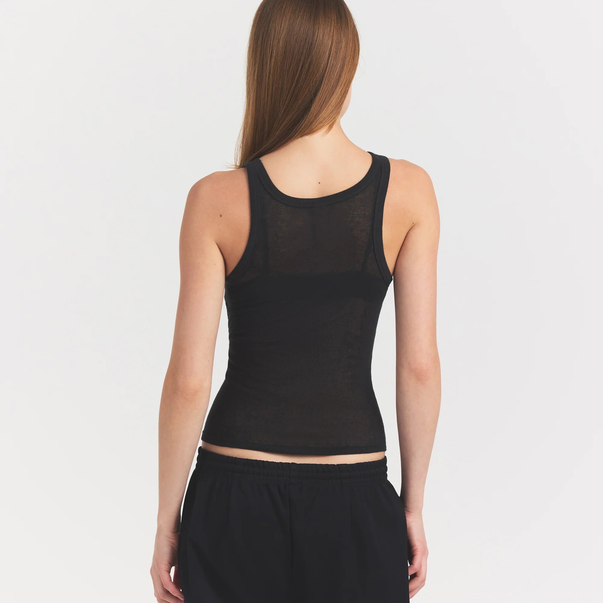 SHEER RIB TANK | SOOT