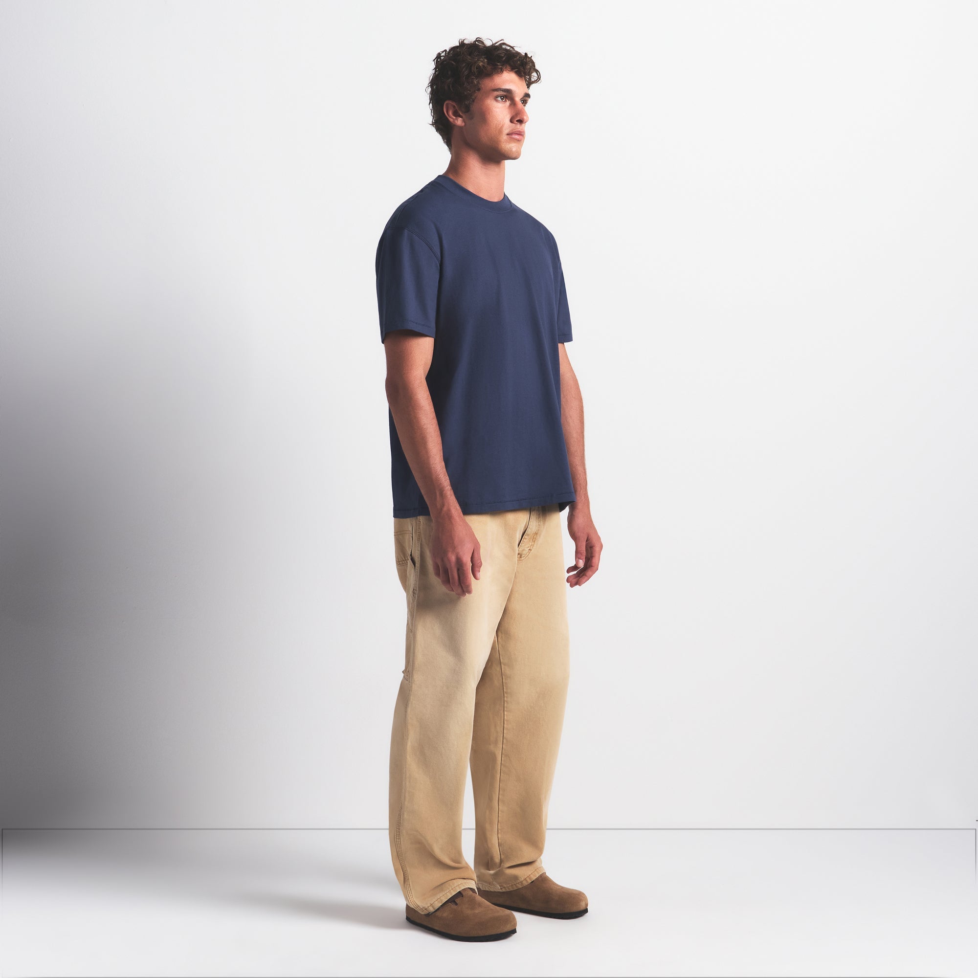 HEAVYWEIGHT COTTON MENS RELAXED T-SHIRT | DAMSON