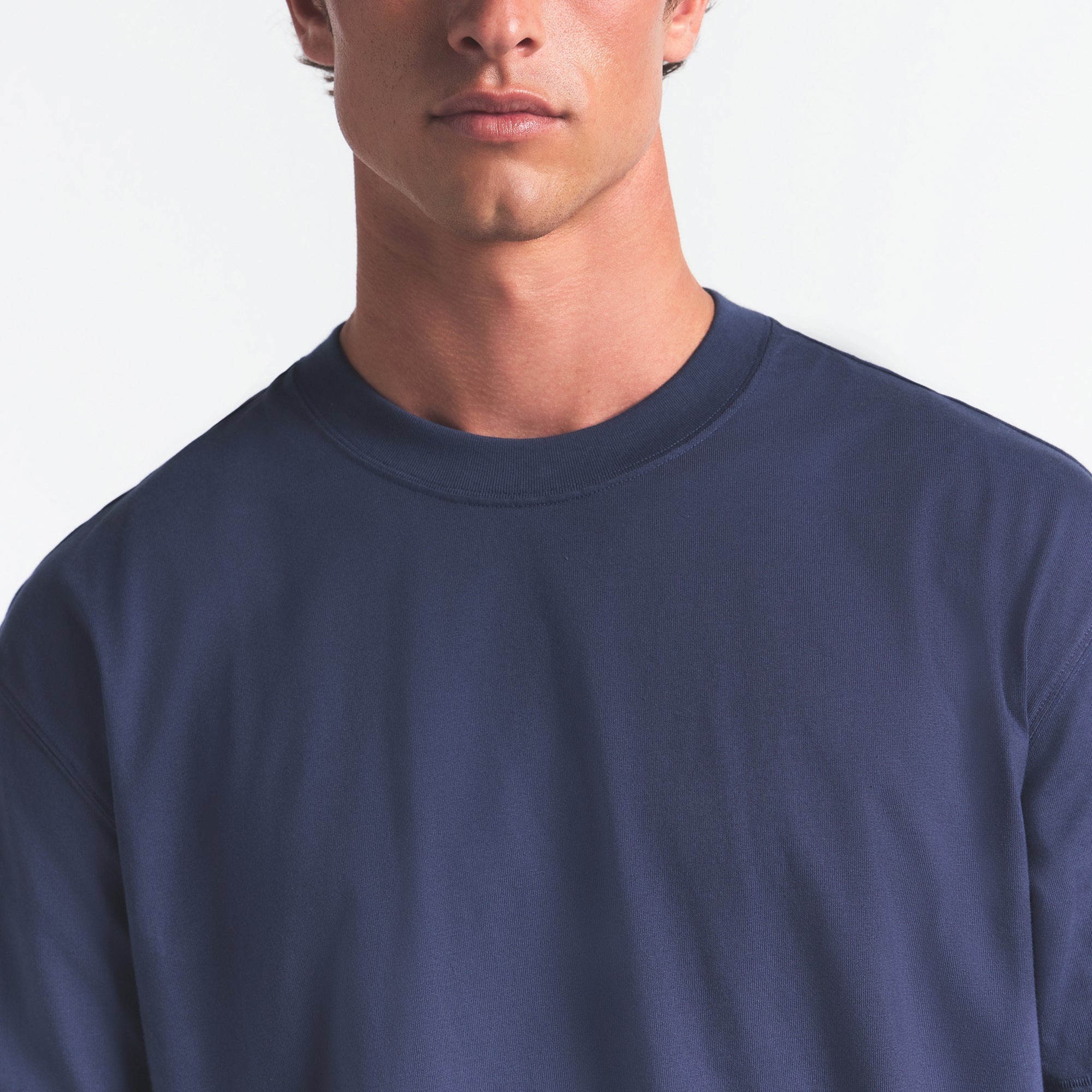 HEAVYWEIGHT COTTON MENS RELAXED T-SHIRT | DAMSON