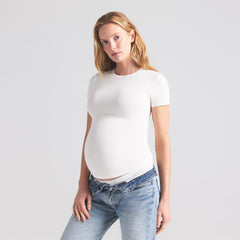 COTTON JERSEY MATERNITY T-SHIRT | MARBLE