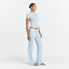 COTTON JERSEY T-SHIRT | POWDER BLUE BANDANA