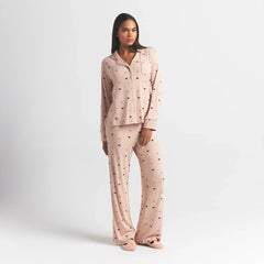 SOFT LOUNGE SLEEP SET | MICA MINI HEART HALFDROP