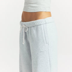 COTTON FLEECE CLASSIC STRAIGHT LEG PANT | LIGHT HEATHER GREY