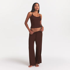 SOFT LOUNGE TANK SLEEP SET | COCOA
