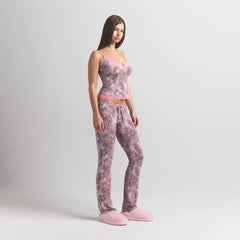 SKIMS SLEEP LACE CAMI AND PANT SET | BLOOM MINI MULTI ANIMAL