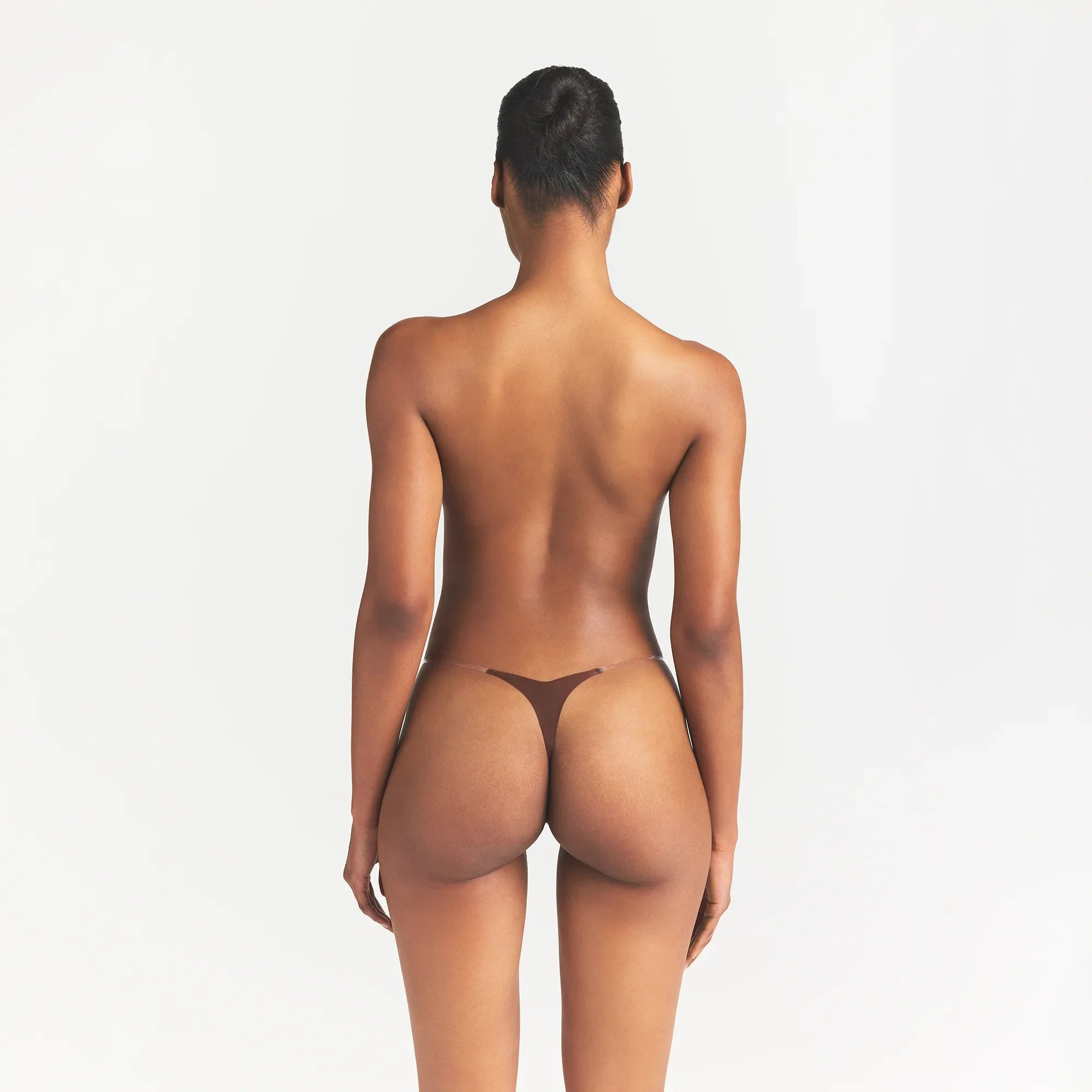 INVISIBLE CLEAR STRAP STRING THONG | COCOA