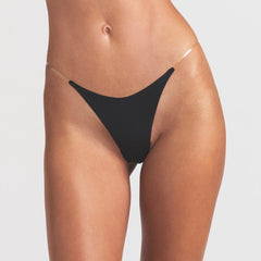 INVISIBLE CLEAR STRAP STRING THONG | ONYX